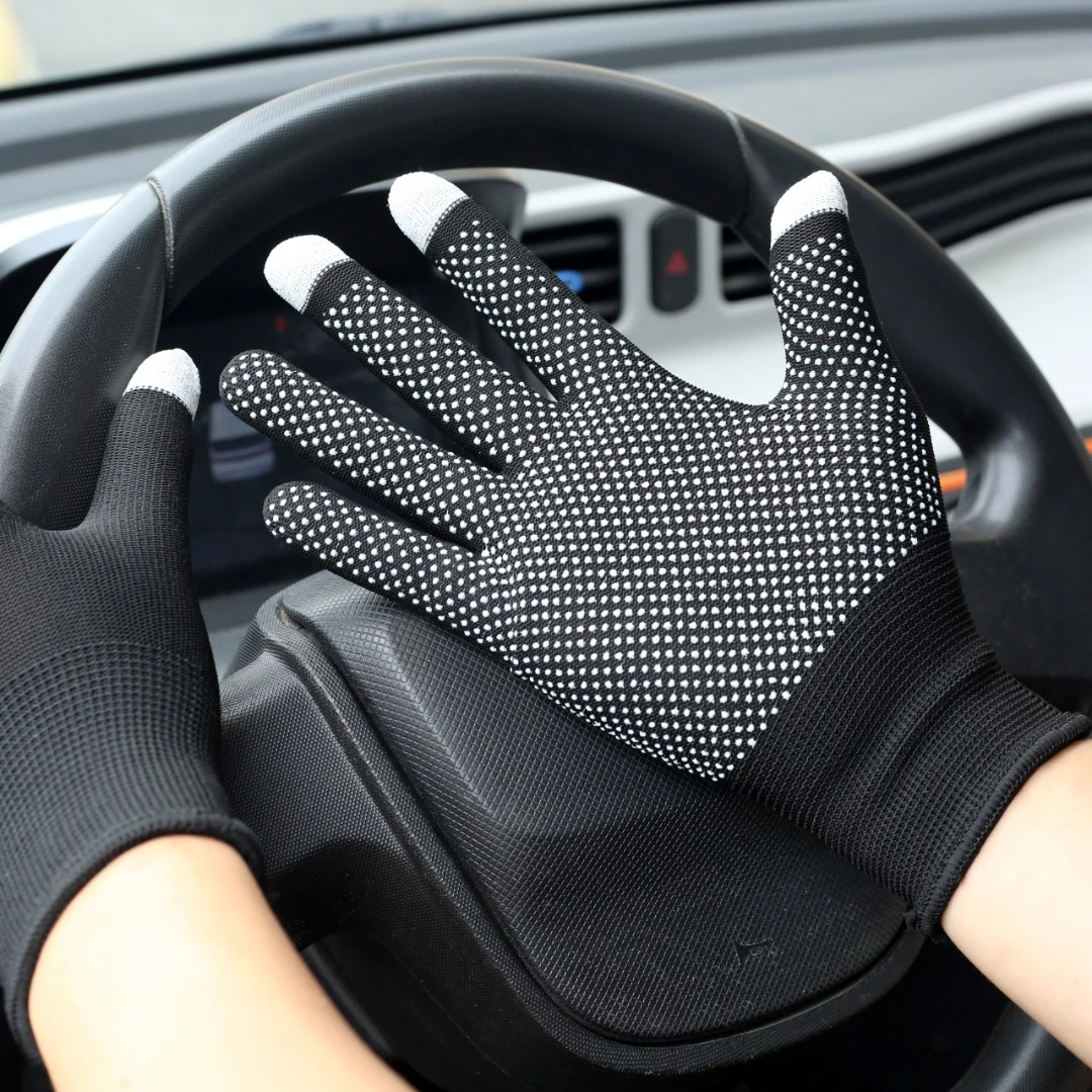 防晒手套薄款户外登山运动可触屏防滑透气开车骑车男女触屏骑行