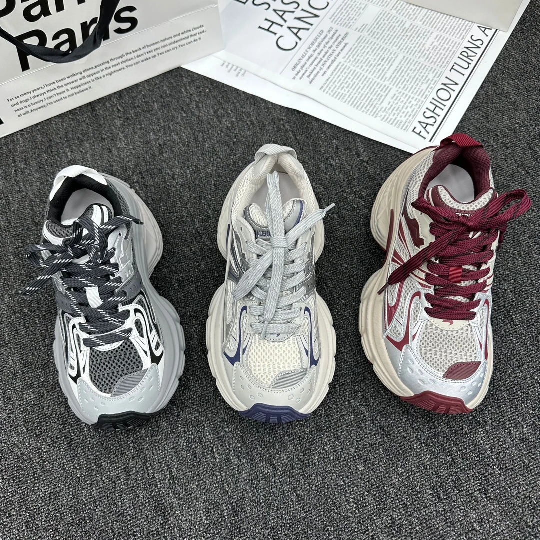 2025春季新款轮胎厚底老爹鞋百搭时尚休闲鞋 5869-31