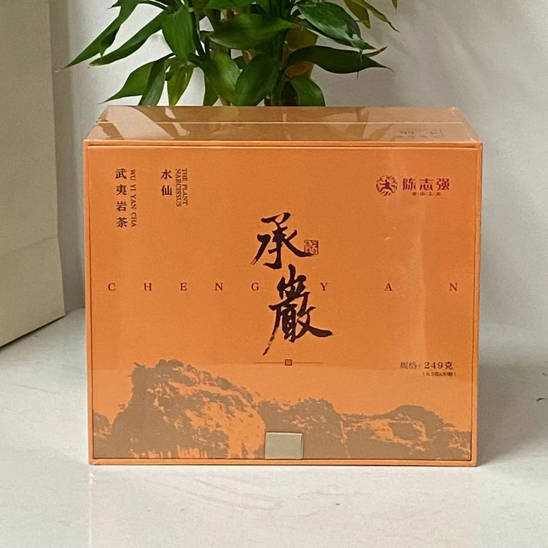 手尚工夫陈志强承岩水仙249克30泡礼盒装武夷岩茶肉桂水仙大红袍