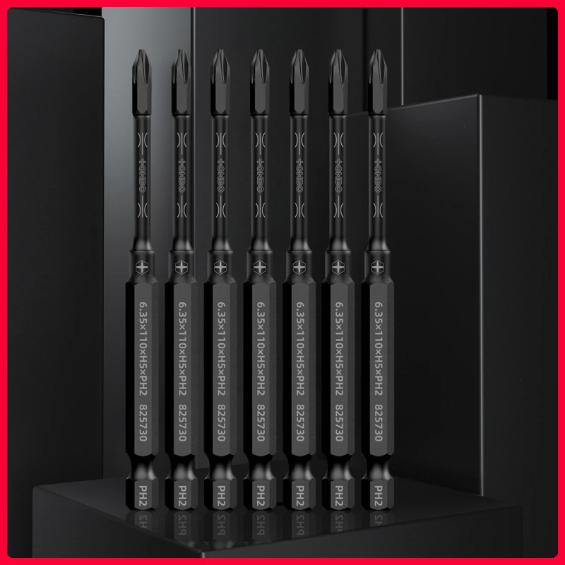 空调维修两用批头PH2十字5mm内六角螺丝刀强磁S2外机开角阀收氟用