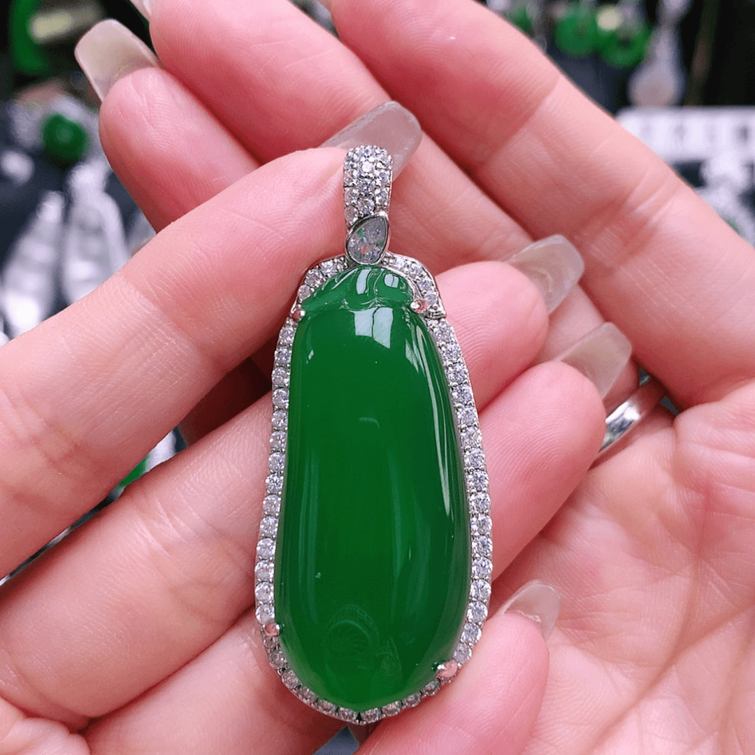 【闪购商品】玛瑙/玉髓吊坠银S925镶嵌