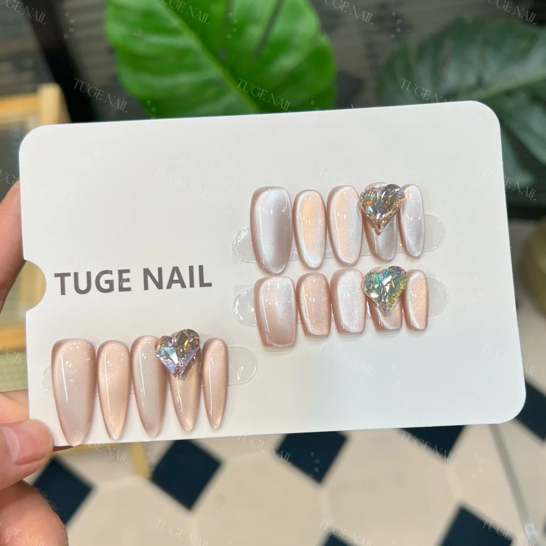 TugeNail“一生所爱”【施家全华】香云纱猫眼美甲轻奢显白穿戴甲MM