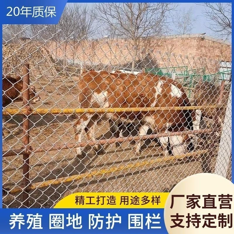 10公分孔养殖网园林防护网圈牛圈梅花鹿圈猪热镀锌不生锈可定制