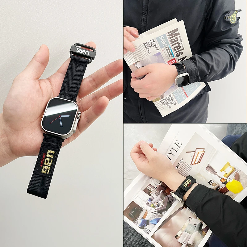DolahUAG魔术贴运动表带适用Applewatch9/8/7/6/Ultra iwatch  15