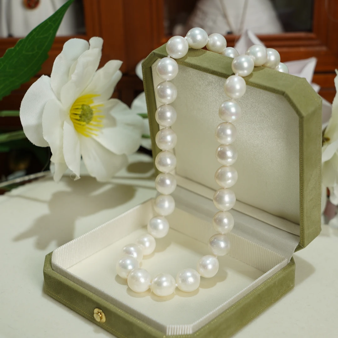 【睿泽鉴宝】S925淡水无核全珠链项链 9-11mm GS0292 QC