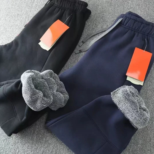 冬季新款加厚保暖束脚运动休闲长裤（一条）