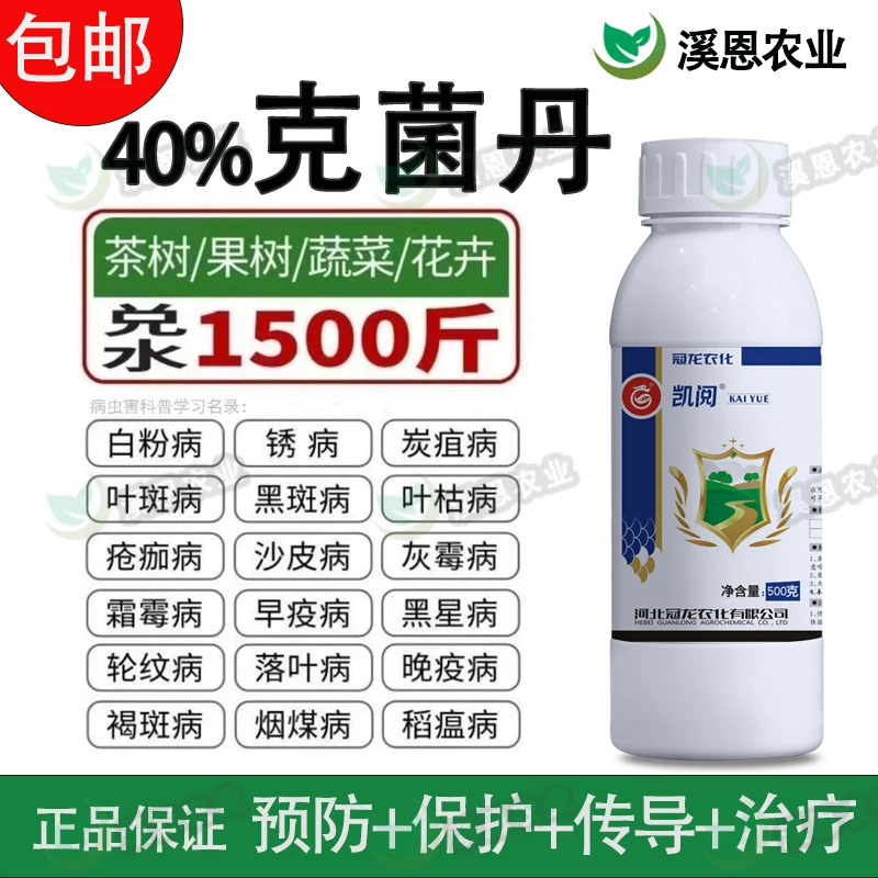 40%克菌丹苹果树柑橘树斑点落叶病树脂病沙皮病炭疽病轮纹病农药