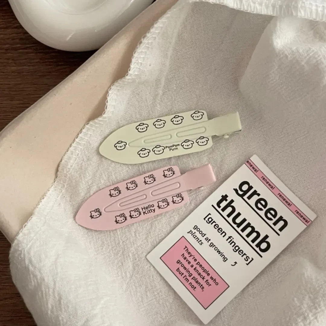 【首金同款幸运发卡】HelloKitty无痕发夹kt猫八字刘海侧边夹刘海