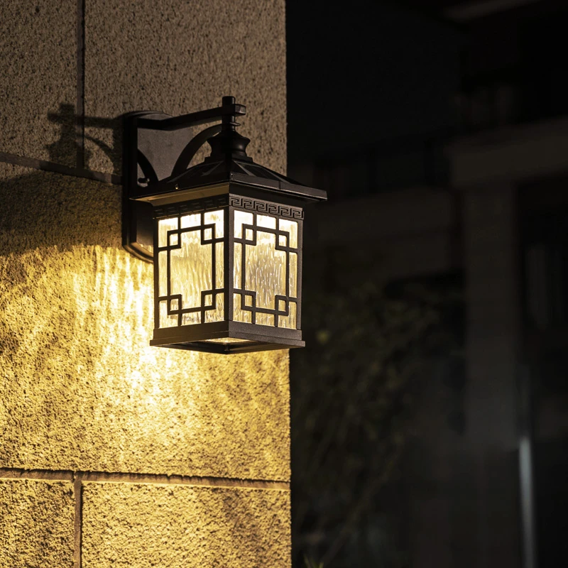 户外太阳能壁灯室外防水花园别墅围墙灯家用大门灯走廊景观门柱灯