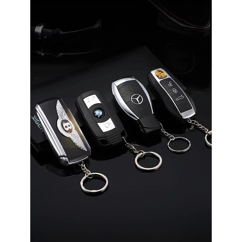 金属充电气创意车钥匙挂件打火机个性时尚搞怪酷炫礼物送男友潮流