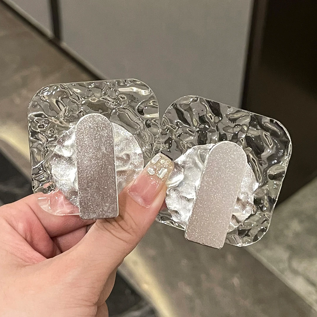 轻奢水波纹挂钩强力承重卫生间免打孔粘钩浴室门后无痕贴挂钩单钩