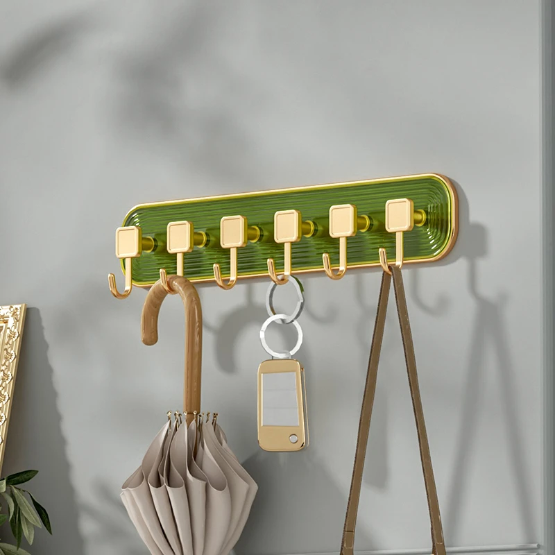 【金悦】轻奢万向连排挂钩无痕贴壁挂强力承重卫生间门后挂钩