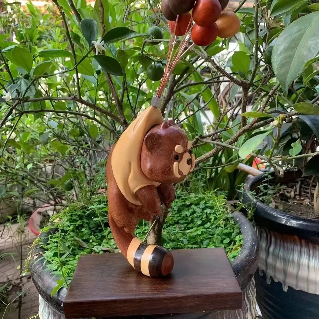 气球狗可爱创意桌面生日礼物摆件装饰车载小熊猫冰冷系森立游记