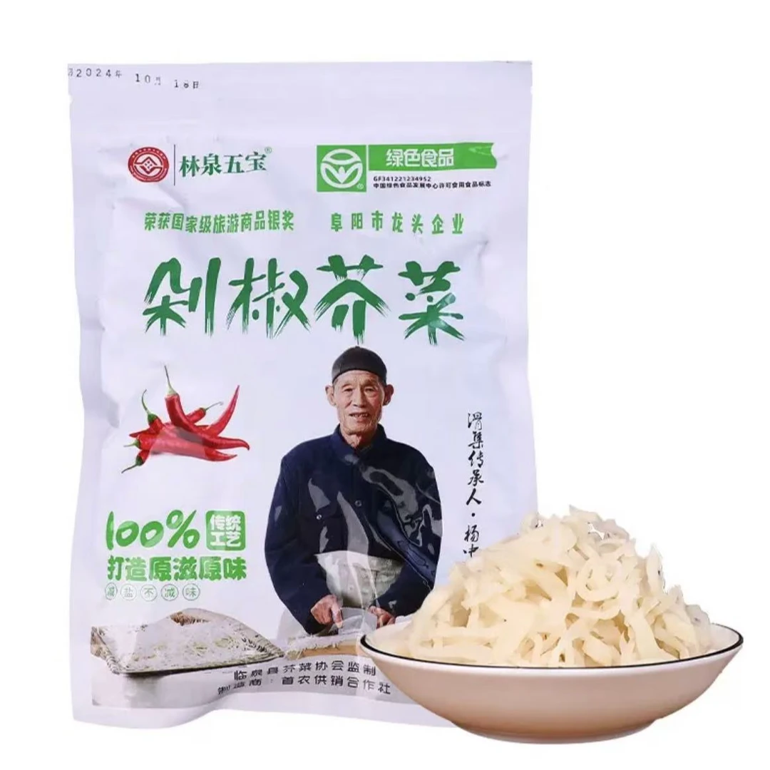 临泉滑集芥菜丝纯手工500g