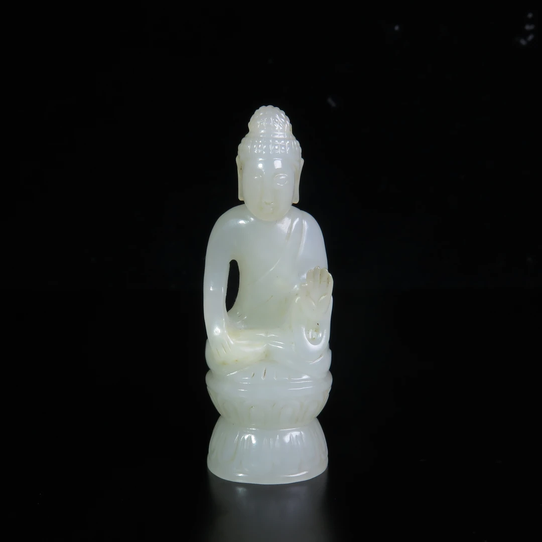 民国玉雕佛陀挂件/MZ504667/和田玉/民族文物