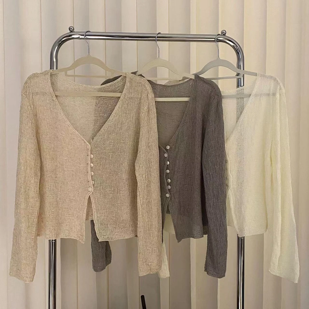 【自由呼吸】夏季 针织 开衫