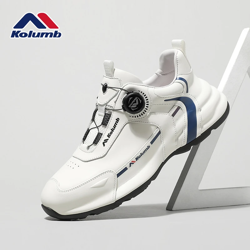 kolumb/哥仑步男鞋秋季新款运动鞋免系带老爹鞋高档潮流休闲鞋子