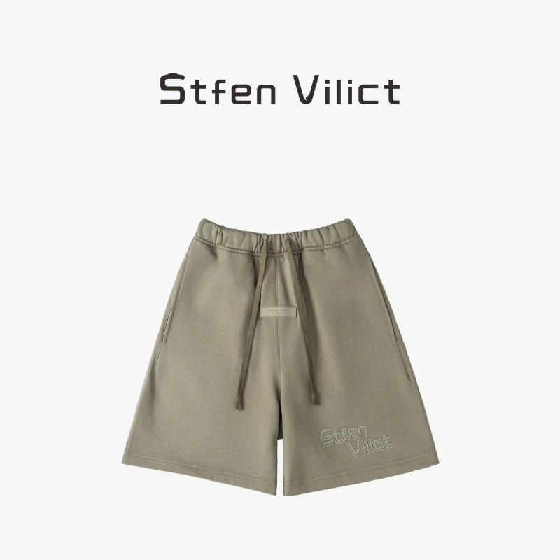 威廉史蒂芬夏季新品男女情侣款短裤简约百搭宽松运动夏季