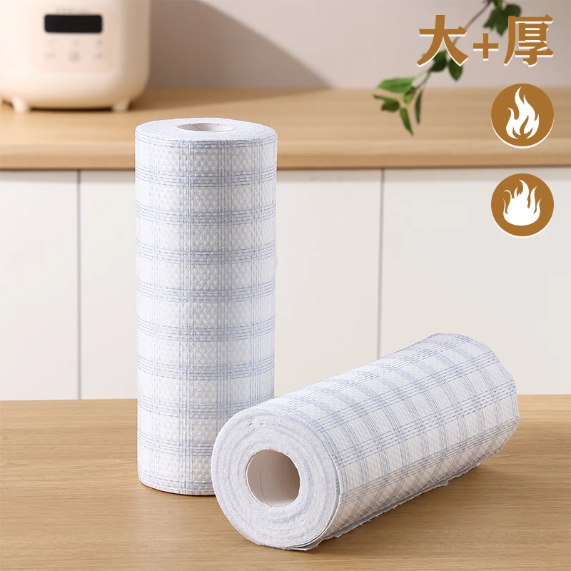 厨房懒人抹布一次性洗碗布干湿两用加厚家用厨房用纸巾吸水百洁布