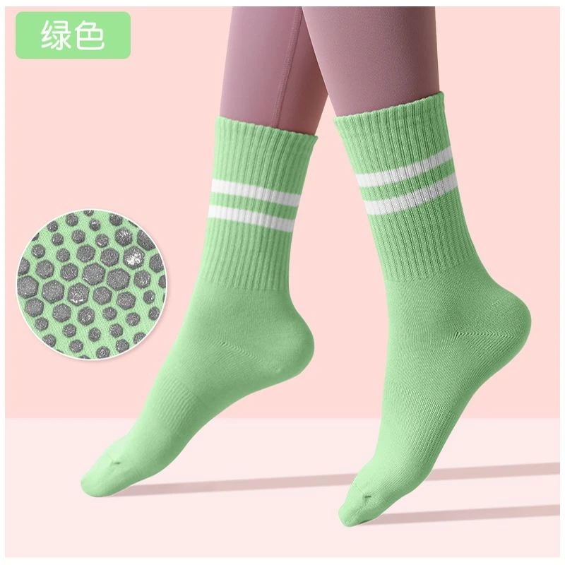 62202女士瑜伽袜防滑透气舞蹈运动普拉提健身袜