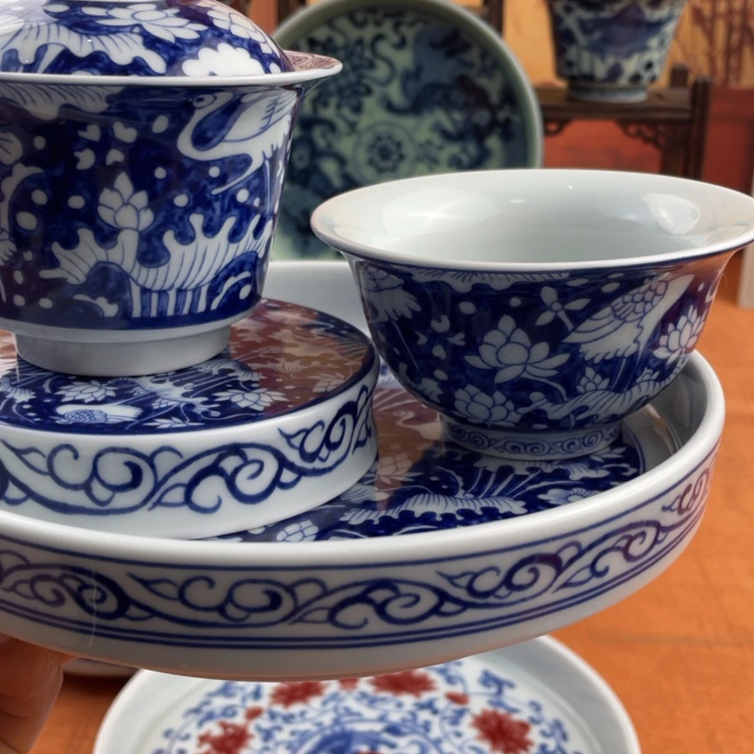 【闪购商品】陶瓷杯一路连身4件套