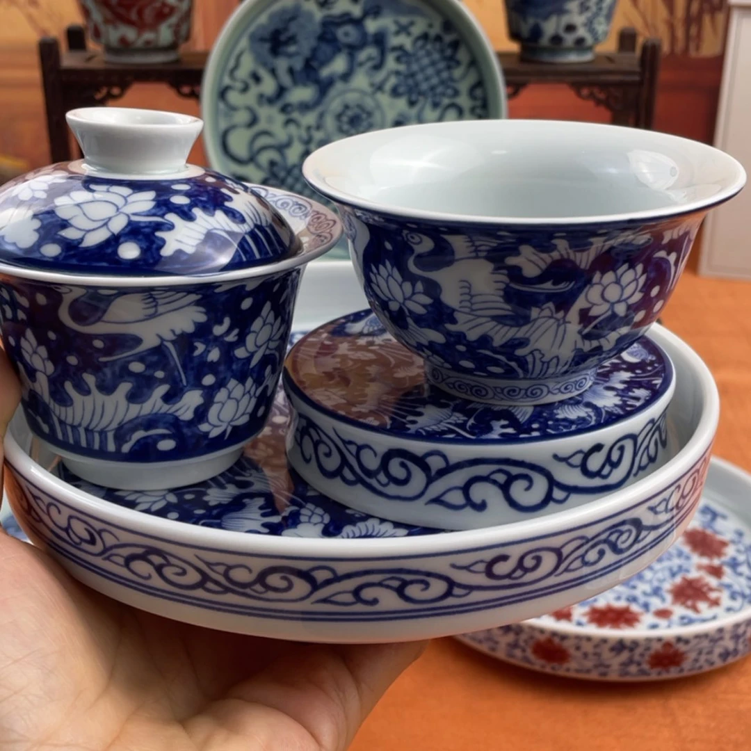 【闪购商品】陶瓷杯一路连科4件套