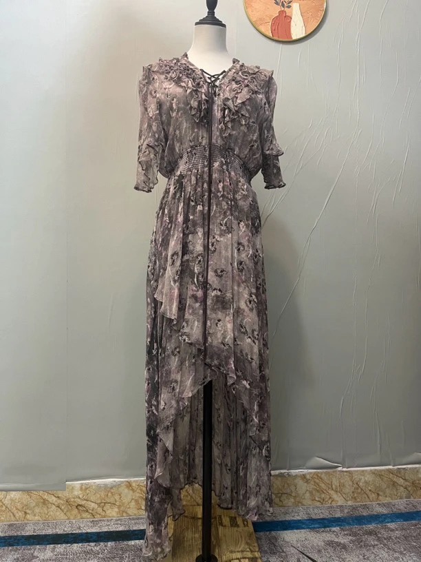 小娜真丝桑蚕丝连衣裙衬衫2号链接