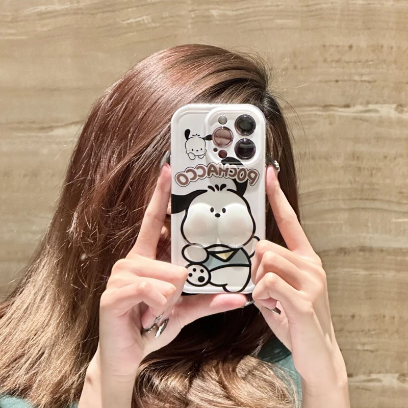 卡通帕恰狗适用iPhone14苹果11/12/13ProMax手机壳xr防摔7透明8P