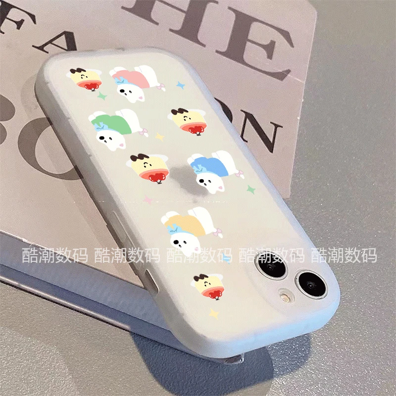 可爱西高地适用苹果/华为/荣耀oppo/小米/红米vivo全包防摔手机壳