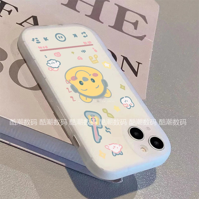 卡通音乐玉桂狗适用苹果/华为/荣耀oppo/vivo/小米全包防摔手机壳