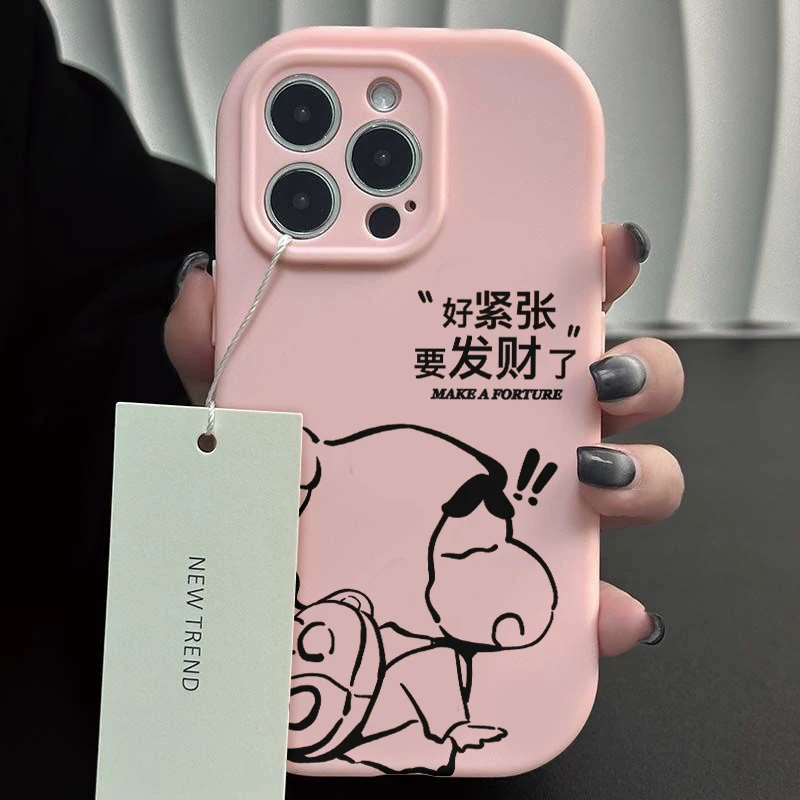 卡通蜡笔小新适用苹果/华为/OPPO/荣耀/VIVO/小米/全包防摔手机壳