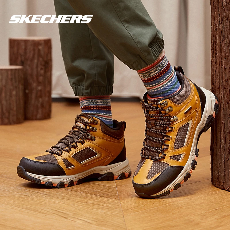 Skechers斯凯奇官网新款男鞋户外运动鞋高帮防滑耐磨休闲鞋66277
