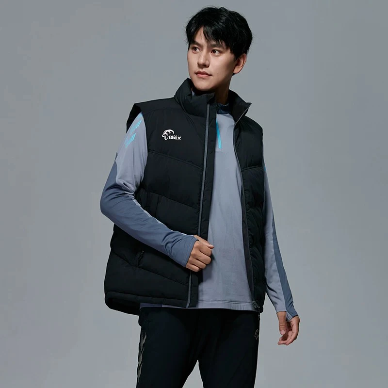 岩羚大连球员版棉马甲棉背心保暖修身运动官方正品