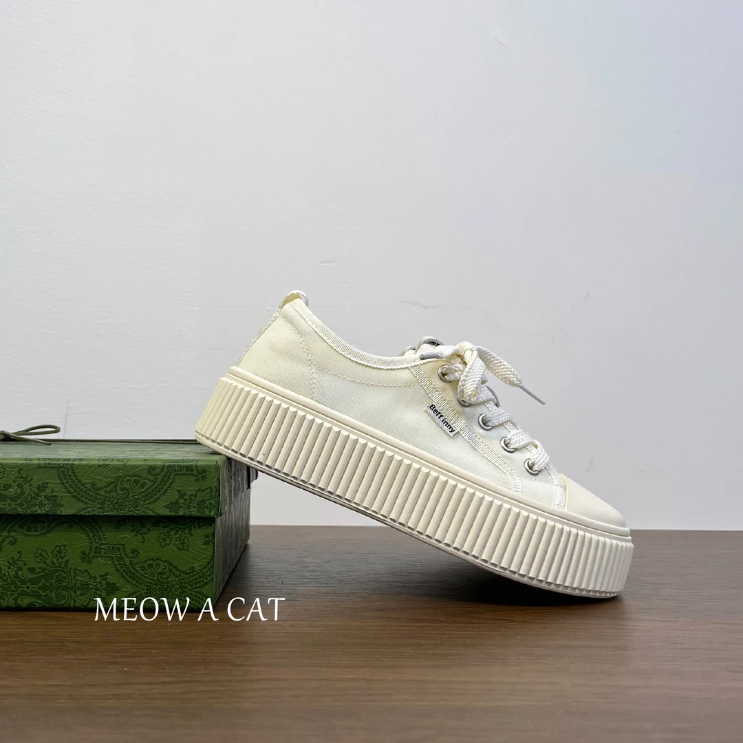 东东   511-29高能感厚底饼干鞋女2024新款夏季薄款网面鞋