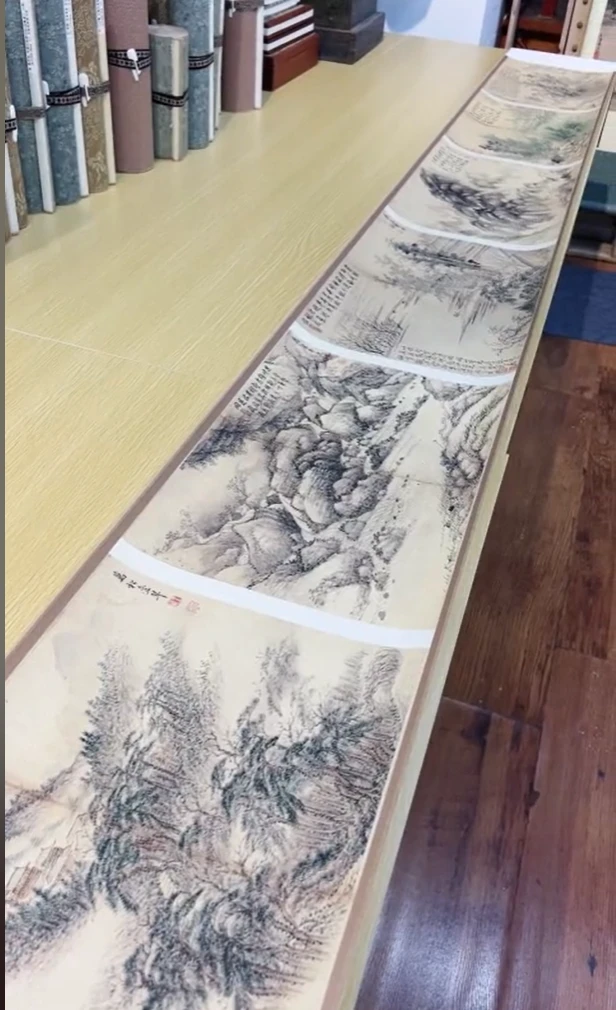 清 王翚 十万图册10开(合集卷) 纸本 山水27.5X432.61cm  台北