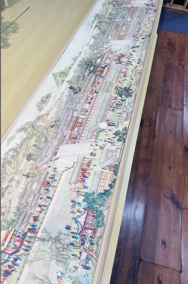 清徐扬乾隆南巡图卷06驻跸姑苏山水846.4x30cm -J大都会国画