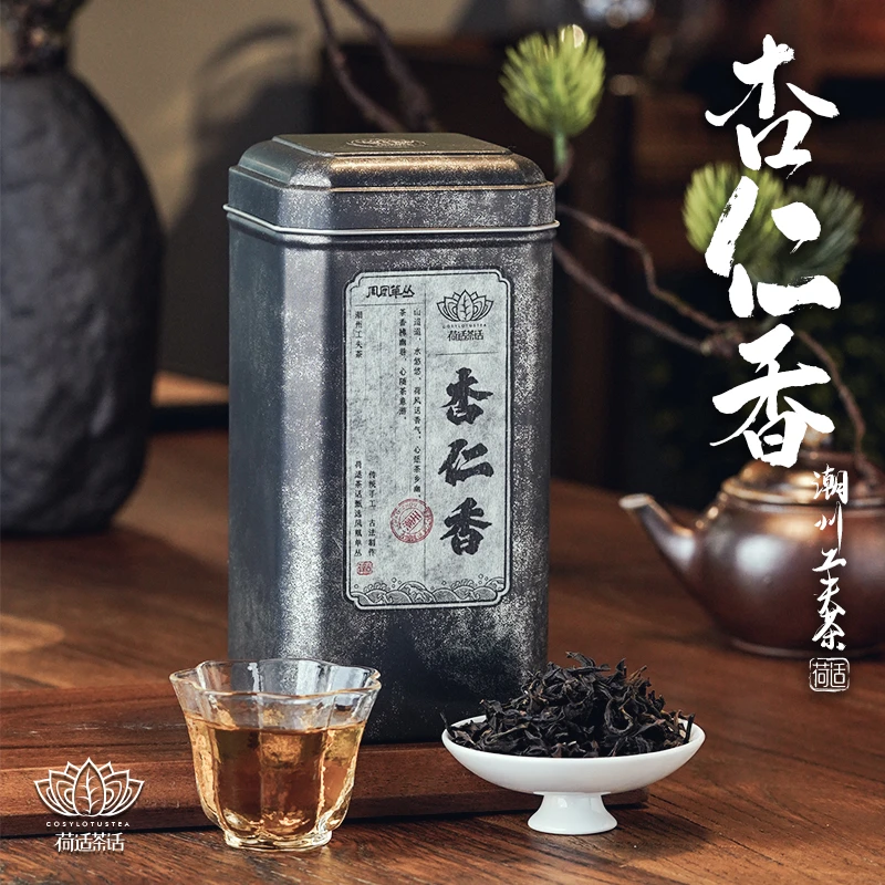 高山杏仁香凤凰单枞春茶叶传统手工古法制作乌龙茶罐装潮州工夫茶