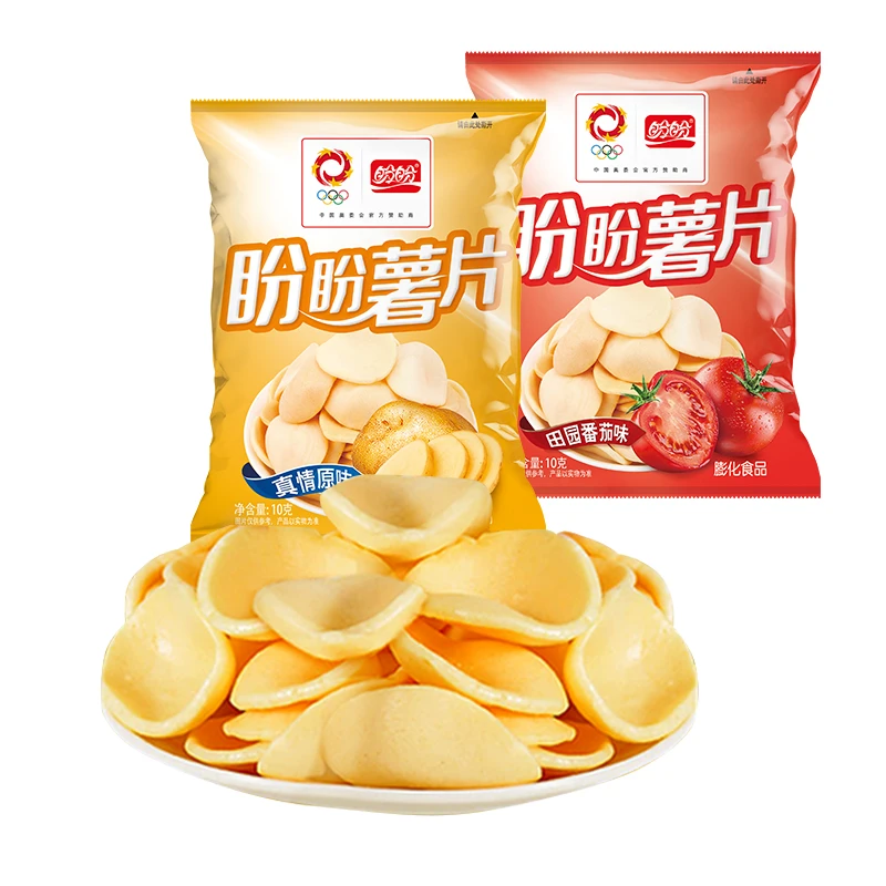 【商城专享】盼盼网红休闲下午茶零食大礼包装盼盼薯片10包脆脆片片