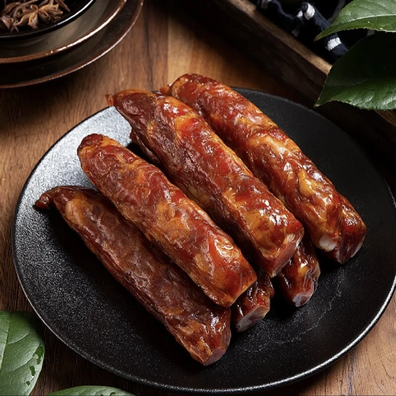 【直播现称】汶川高山散养跑山猪传统工艺腌制纯肉广味香肠