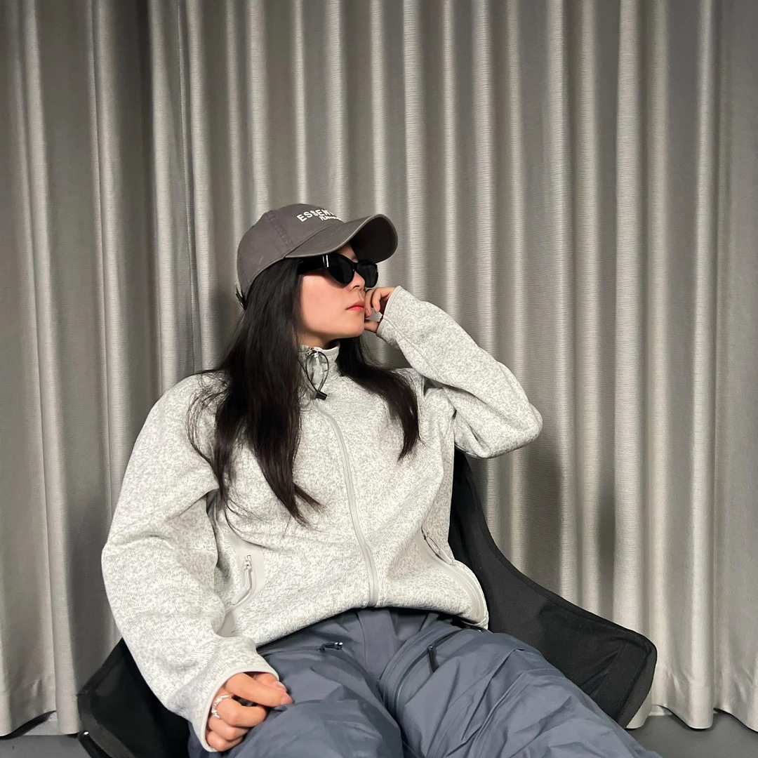 "卖不完清货了！""面子"户外情侣立领抓绒衣拉链开襟运动夹克外套