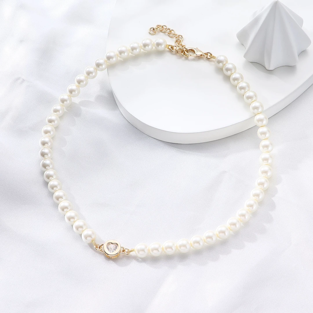 铜合金项链 新款小气泡字母项链轻奢高级感时尚