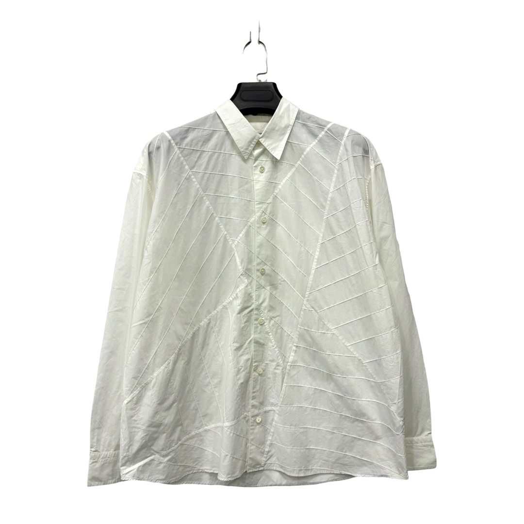 95新 Hermes/爱马仕 白色条纹衬衫 41码/95新/无配件