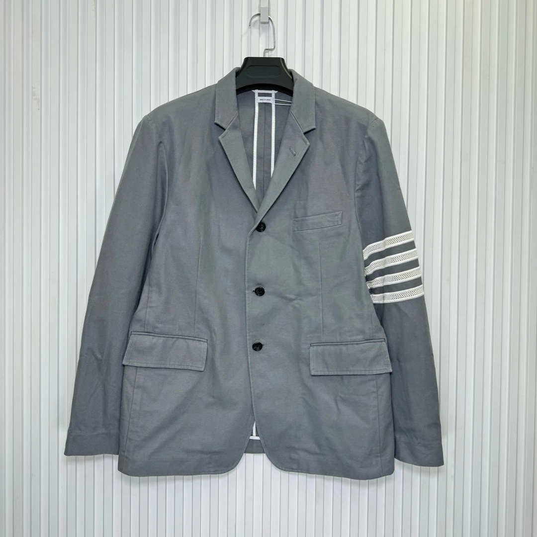 Thom Browne TB 灰色镂空四道杠西服 4码/98新/无配件