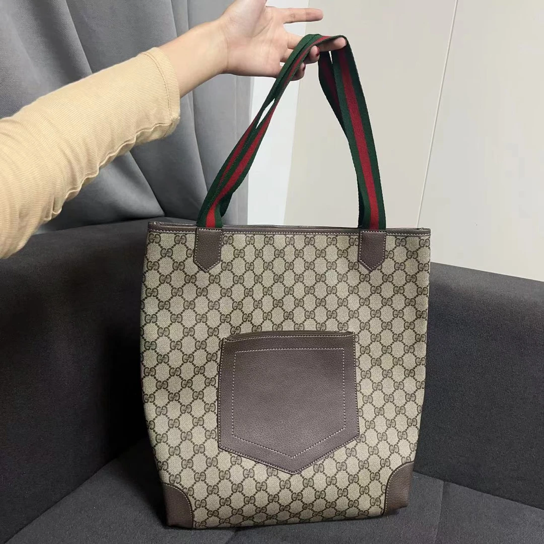 95新 GUCCI/古驰 兔兔奢轩轩/古驰单肩托特包/240706048