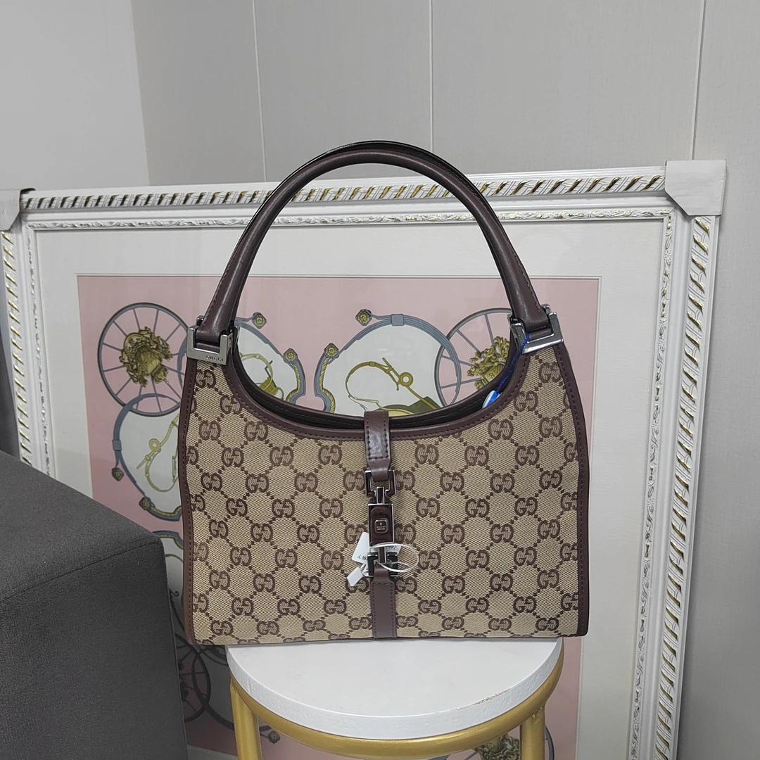 95新 GUCCI/古驰 兔兔奢/古驰单肩Jackie包/240823045