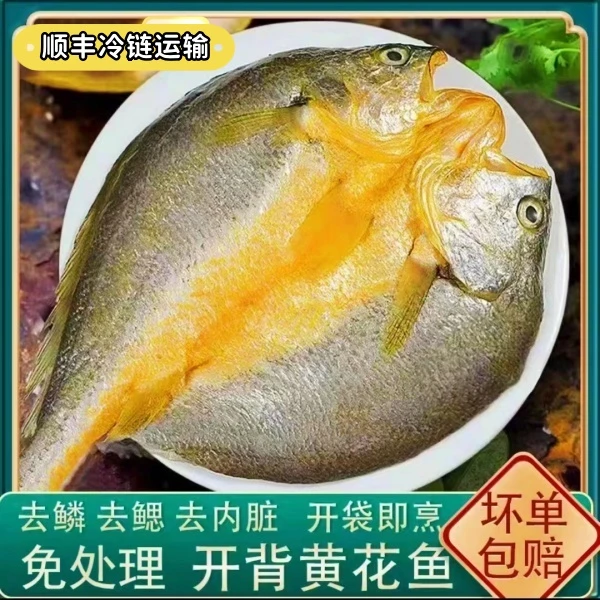 XIANDONGNI/鲜懂你醇香黄鱼鲞每条300/400克鲜鱼三去大黄鱼处理