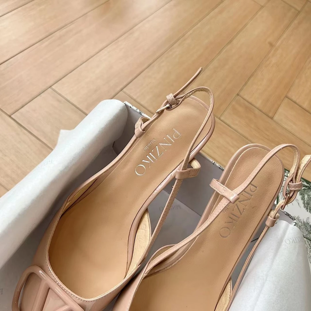 【PINZIKO】法式优雅气质百搭时尚夏季单鞋尖头好穿高跟鞋 TJA244