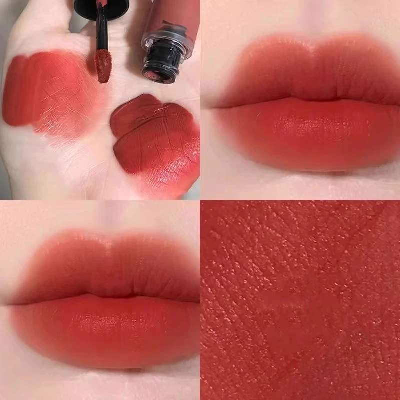 法国兰冠护小蛮腰哑光唇釉不沾杯不掉色学生素颜显丝绒哑光口红