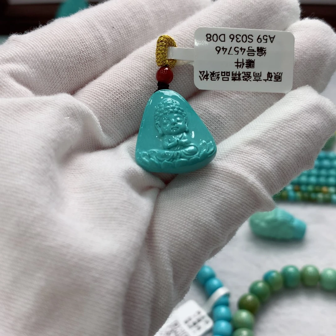 绿松石珠宝奇石未镶嵌