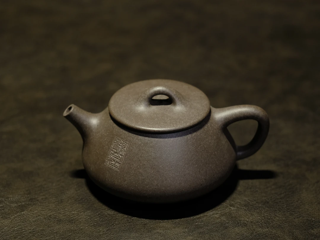 李逸 天青泥平盖石瓢全手工制作 225cc